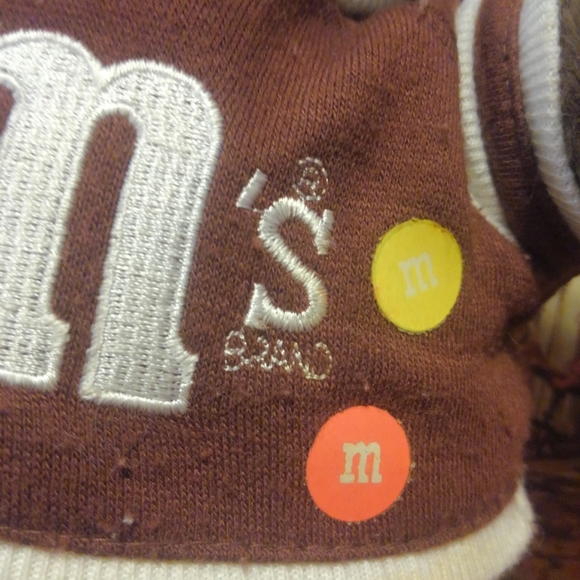 Vtg 80s 🐻 Plush m&m's Teddy Bear Stuffed Animal vintage Shirt 15" Mars Candy - Picture 7 of 15